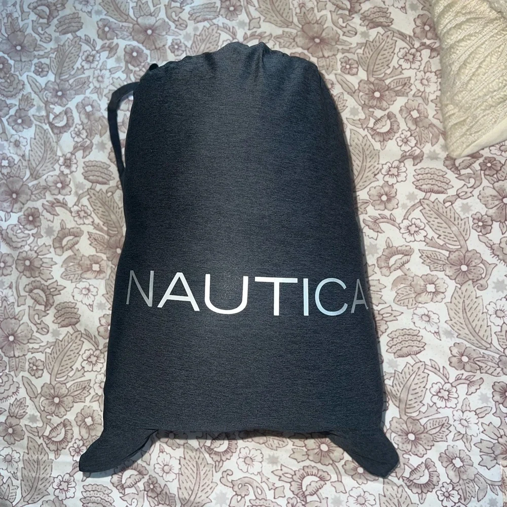Nautica Women's Dark Gray Packable Puffer Jacket - Picture 2 of 10